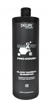 Карбоновый шампунь для всех типов волос SMART CARE PRO-COVER Black Carbon Shampoo, 1000 мл