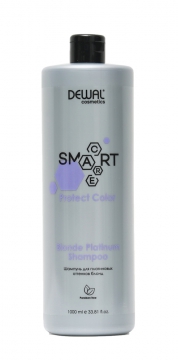 Шампунь для платиновых оттенков блонд 1000ml SMART CARE Protect Color Blonde Platinum Shampoo